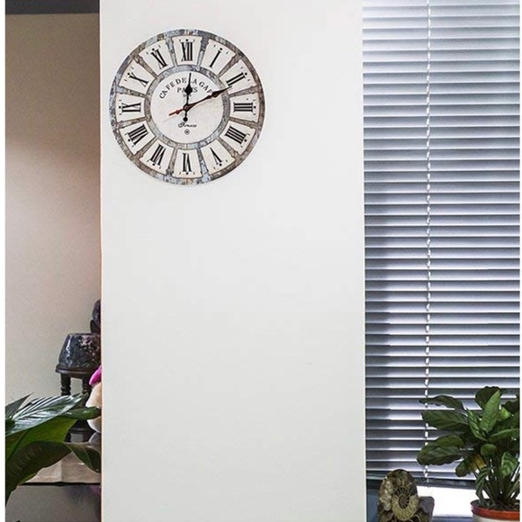 Wall Clock - Roman Numerals - Rustic - New in box - Picture 5 of 8